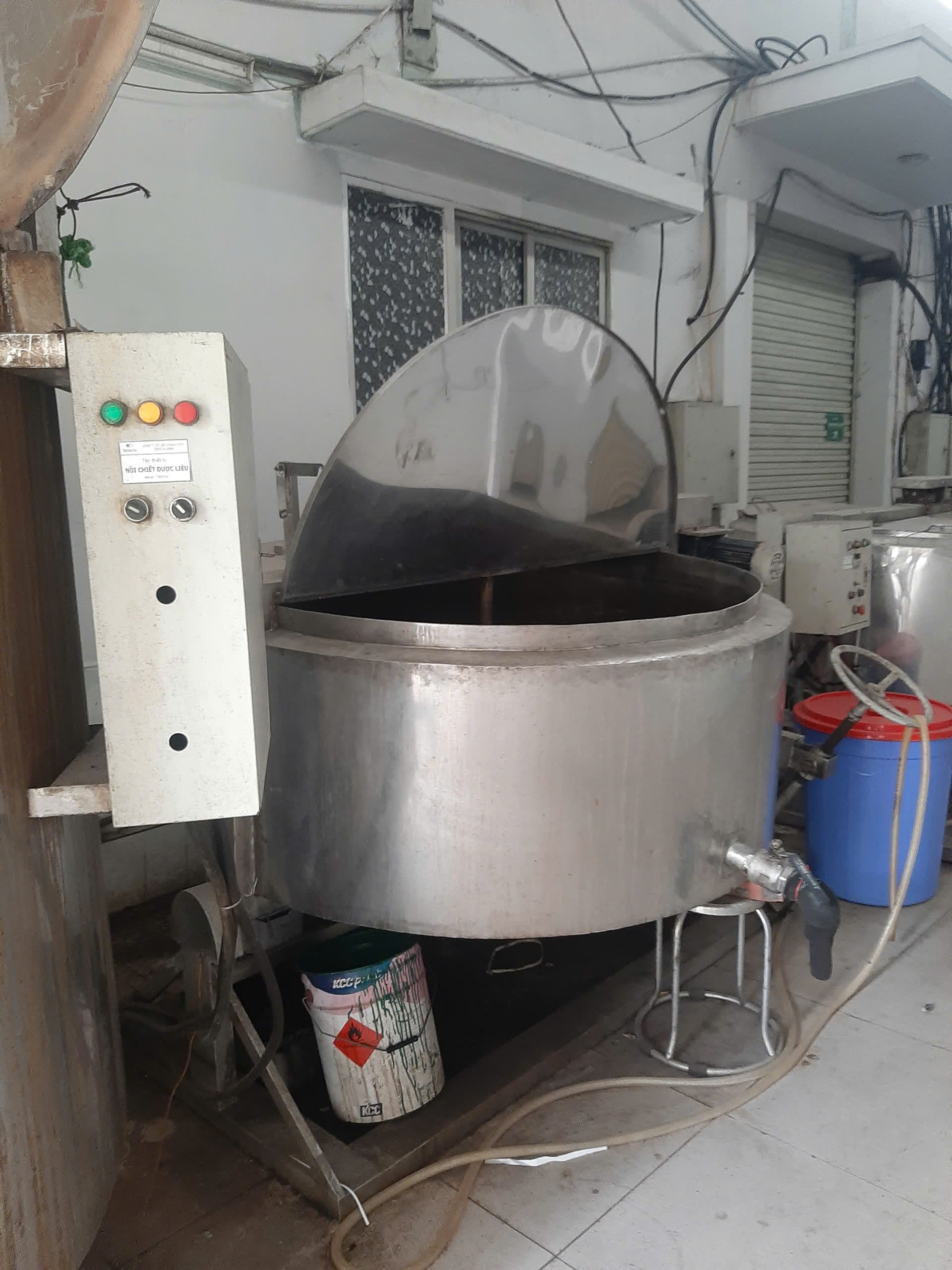 Nồi cô dược liệu hở